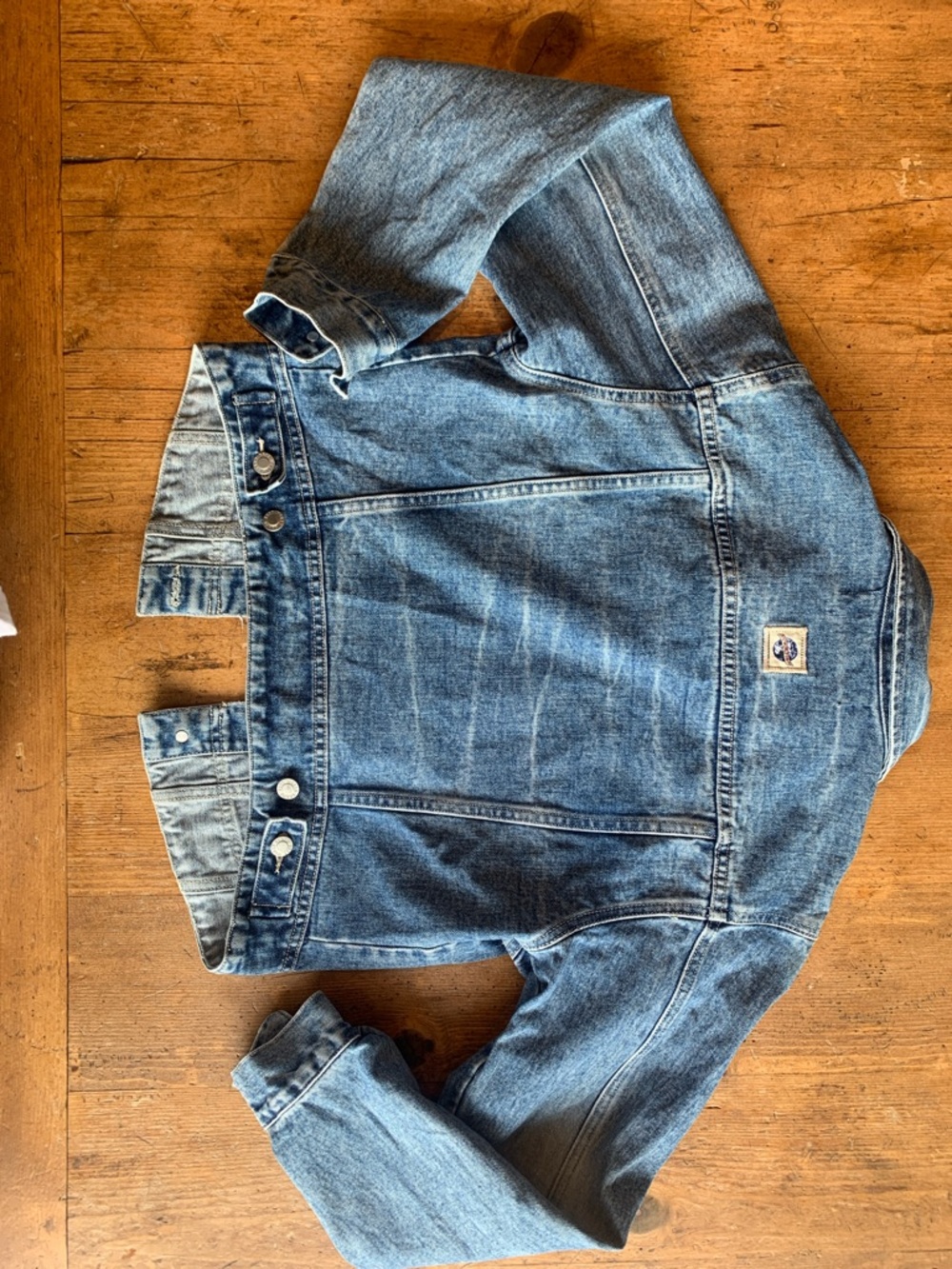 BMB Vintage Denim Jean Jacket - Picture 15 of 16